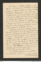 Nachlass Franz Steindachner, Brief von Josef Szombathy an Franz Steindachner (11.04.1905), Inv.Nr. 534.05, Seite 3